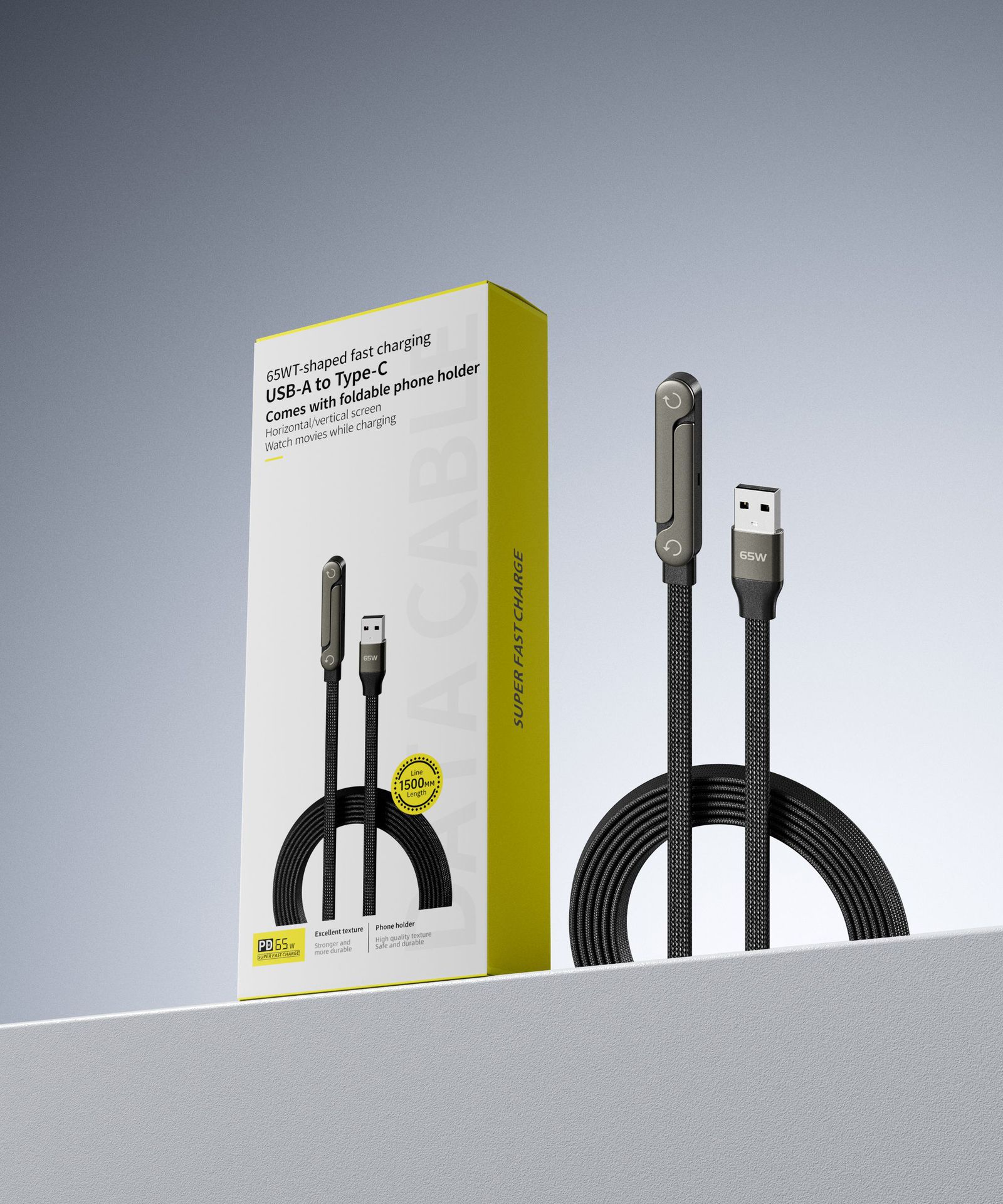 Elbow Fast Charging Phone Holder Cable - Image 14