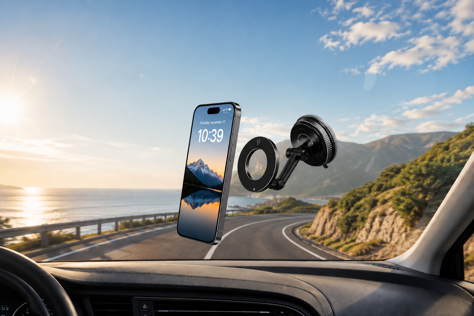 SnapHold Pro™ – Magnetic Car Phone Mount