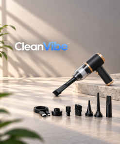 CleanVibe™ – 6-in-1 Cordless Car & Home Vacuum